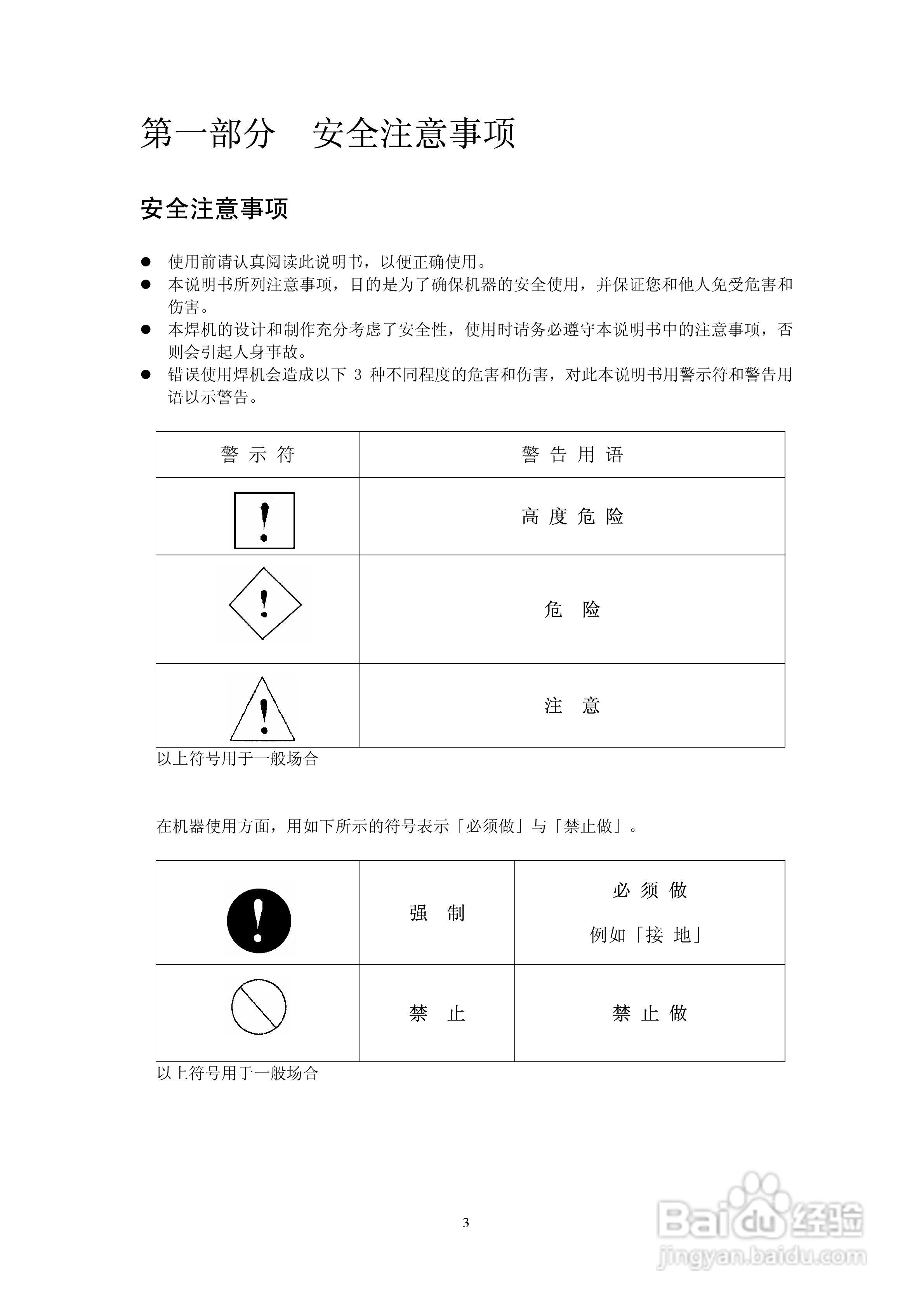 松下逆变式CO2MAG焊机YD-350500RF2HGH使用说明书:[1]