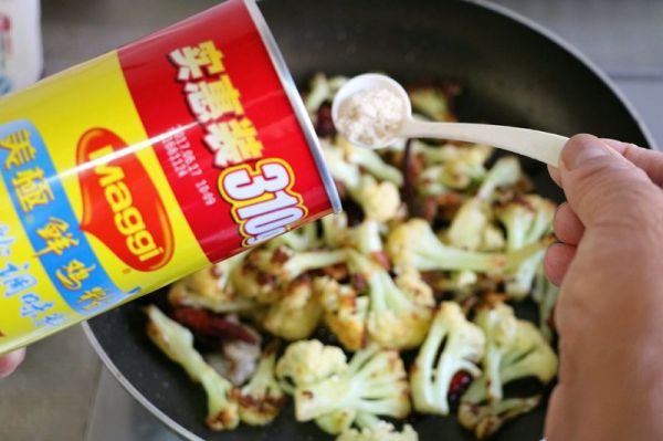 干煸有机菜花#美食美刻 乐享美极#