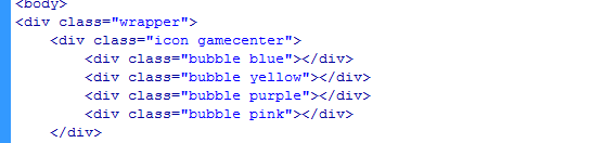 html+CSS3实现iOS7扁平化gamecenter图标