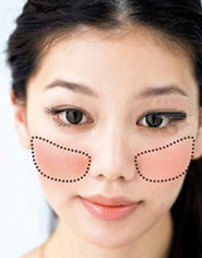 腮红的画法-婴儿肥和国字脸也能“瘦”