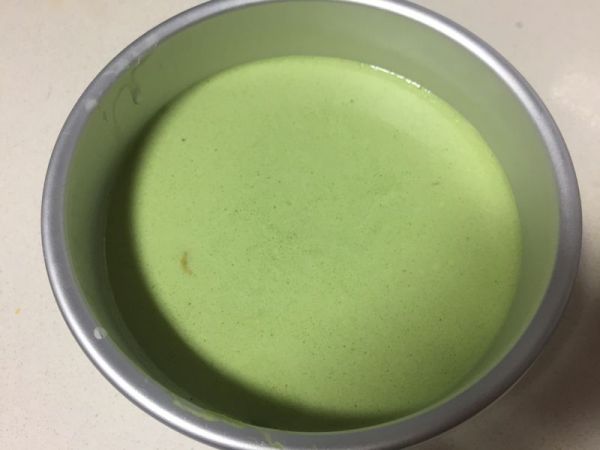 酸奶抹茶双色慕斯