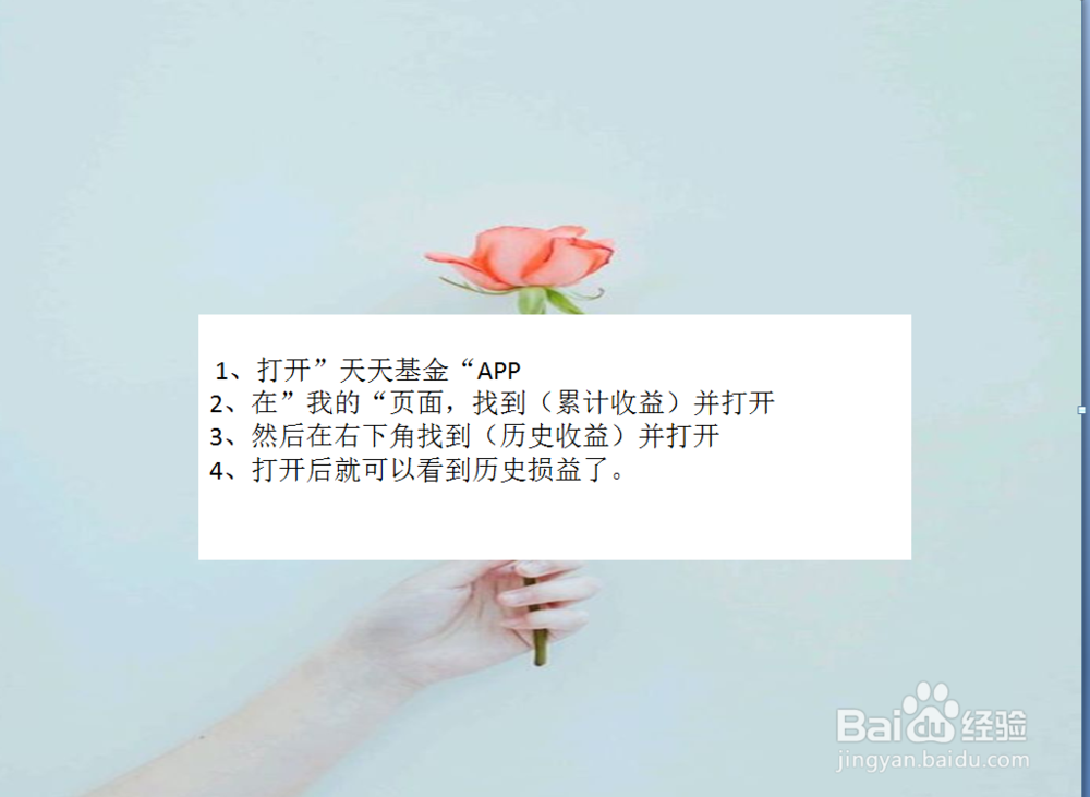 天天基金里如何查看历史基金收益明细?