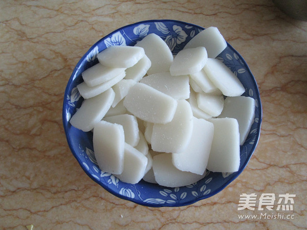 虾仁汤年糕的做法