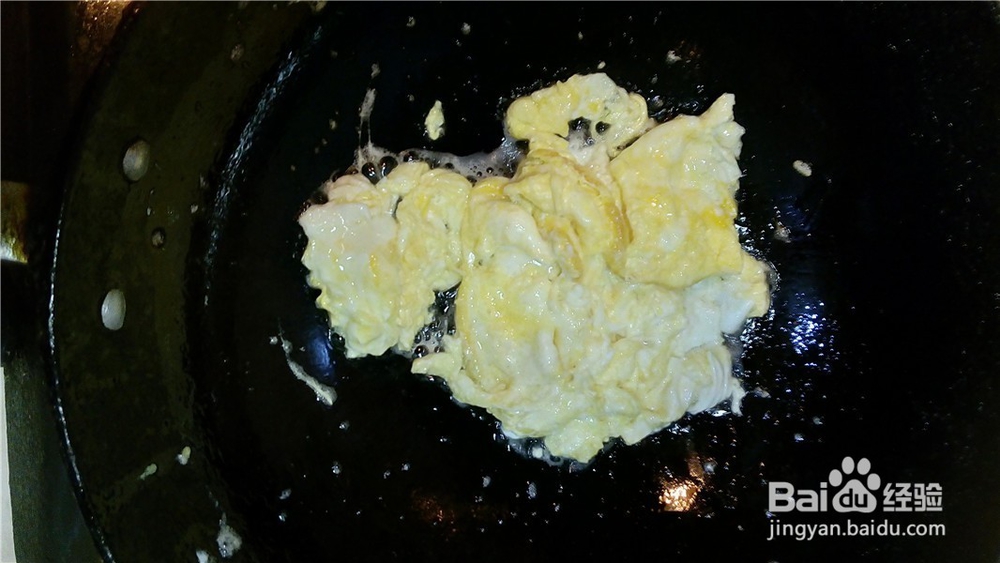 深秋的家常菜:蛋炒葱