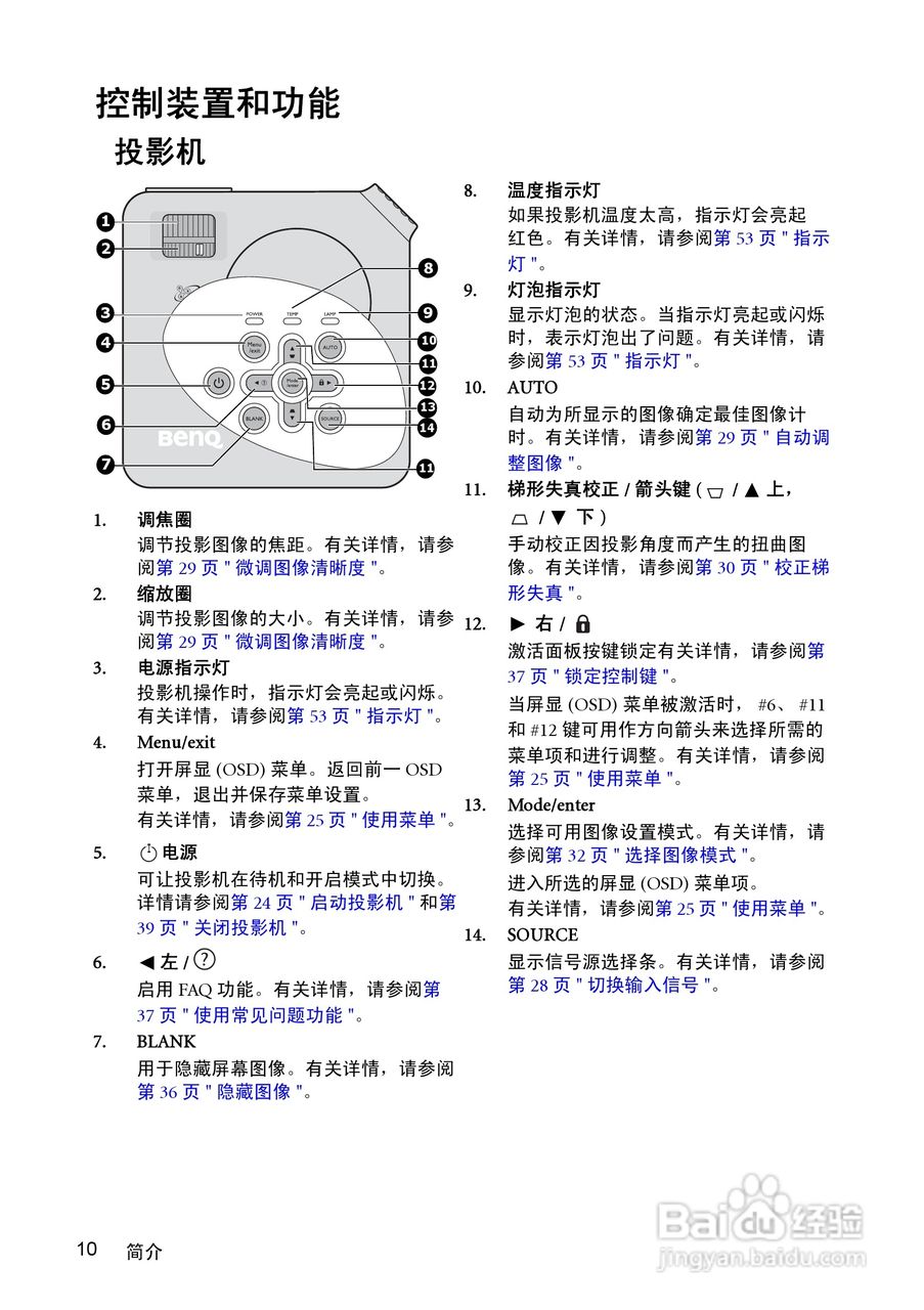 明基MP623投影仪使用说明书:[1]