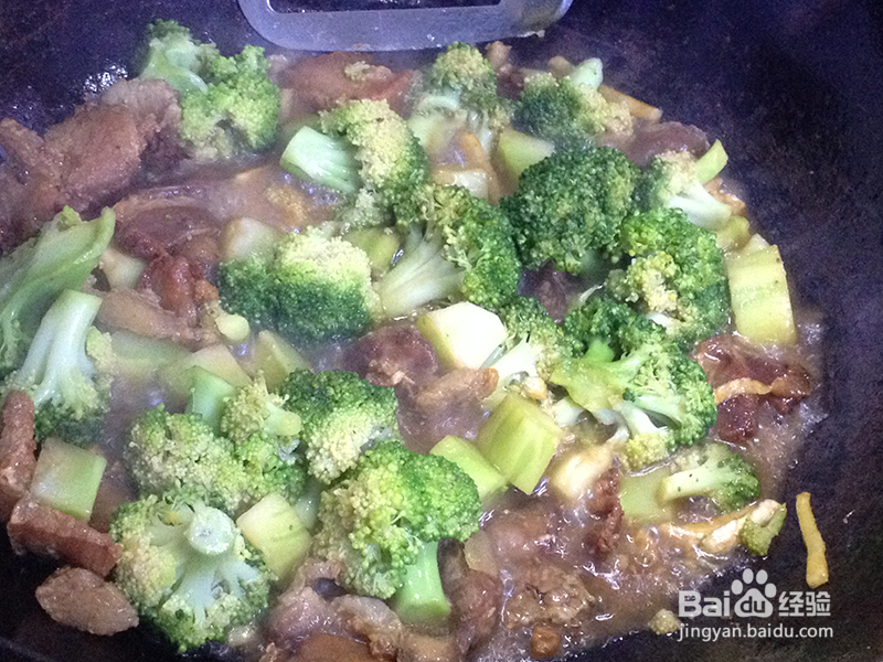 怎么做西兰花炒肉片
