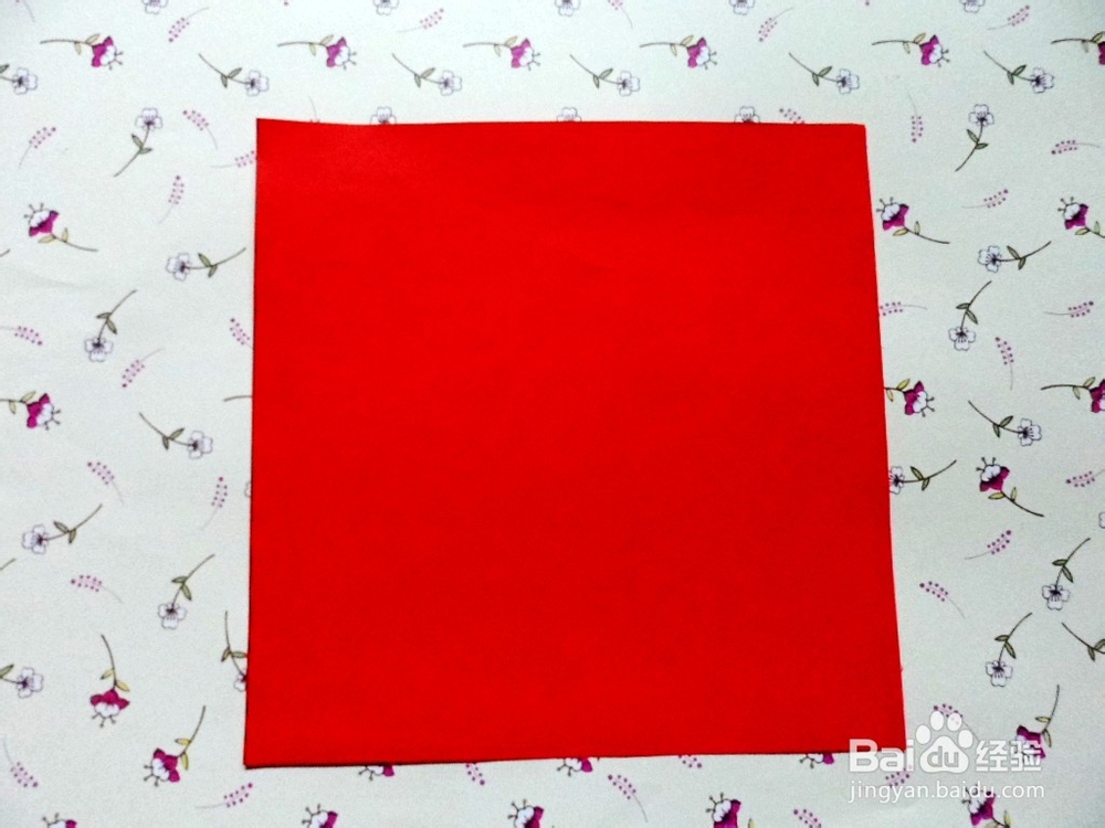 情人节玫瑰的简单折法