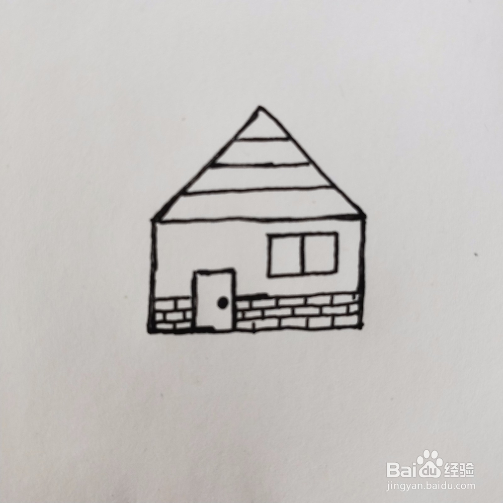 宝宝启蒙画：图形世界里的小房子