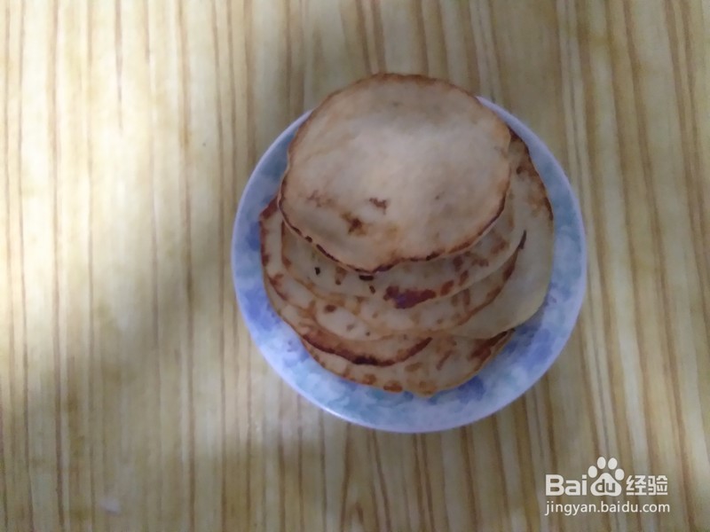巧做香蕉小薄饼