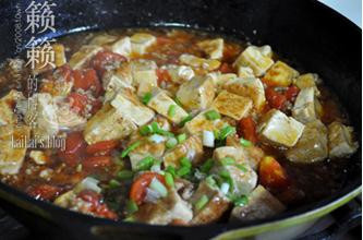番茄肉末烧豆腐