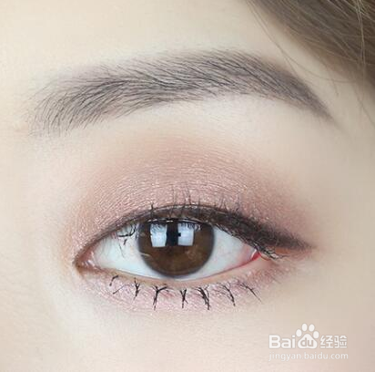 单眼皮必学韩式眼妆教程