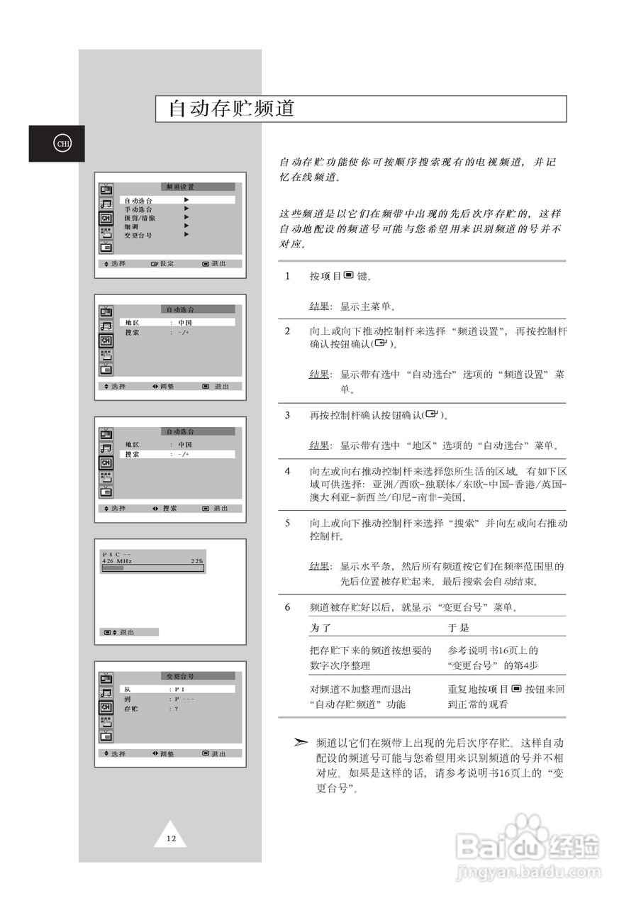 三星SP43T6HX背投影彩色电视机使用说明书:[2]