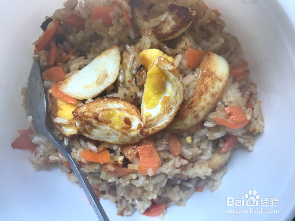 鸡蛋炒饭新做法,超级好吃