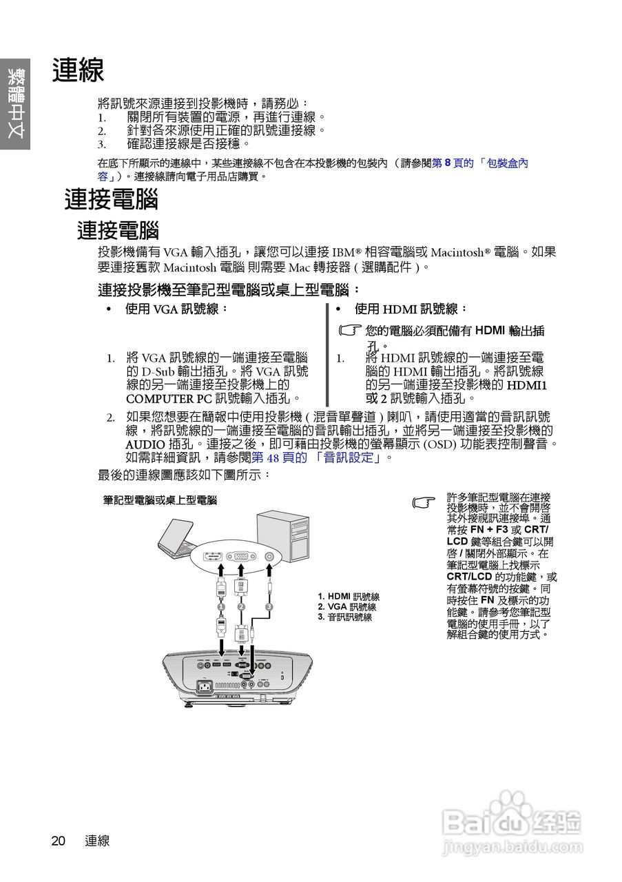 明基W700投影机使用说明书:[2]