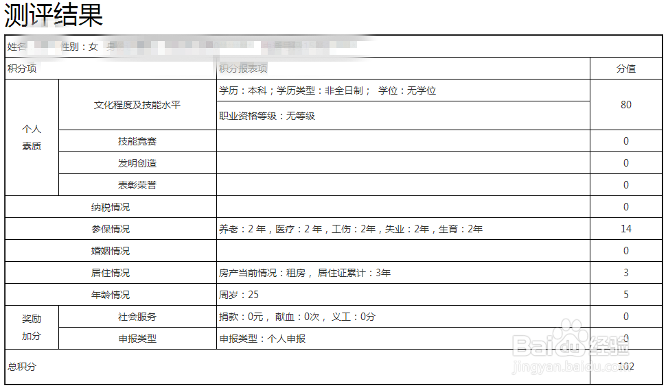 如何进行深圳积分入户测评