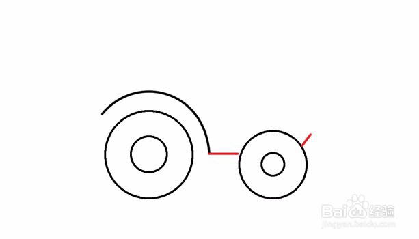 简笔画--拖拉机机头怎么画