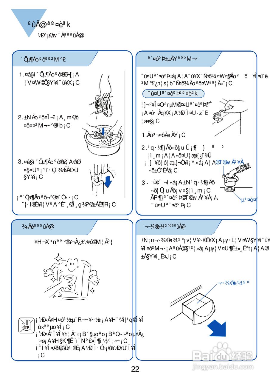 三洋SW-1088UF洗衣机使用说明书:[3]