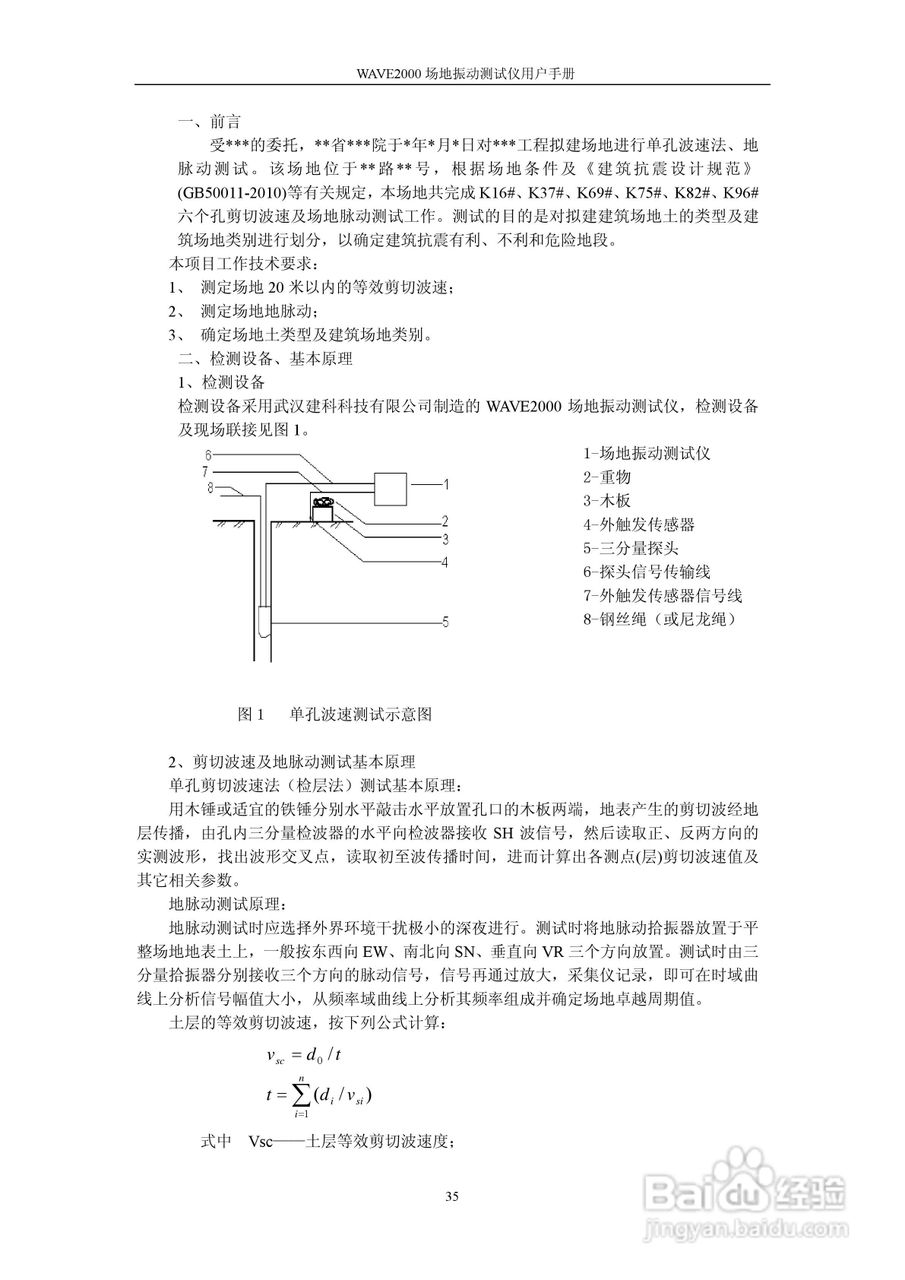 WAVE2000场地振动测试仪用户手册:[5]