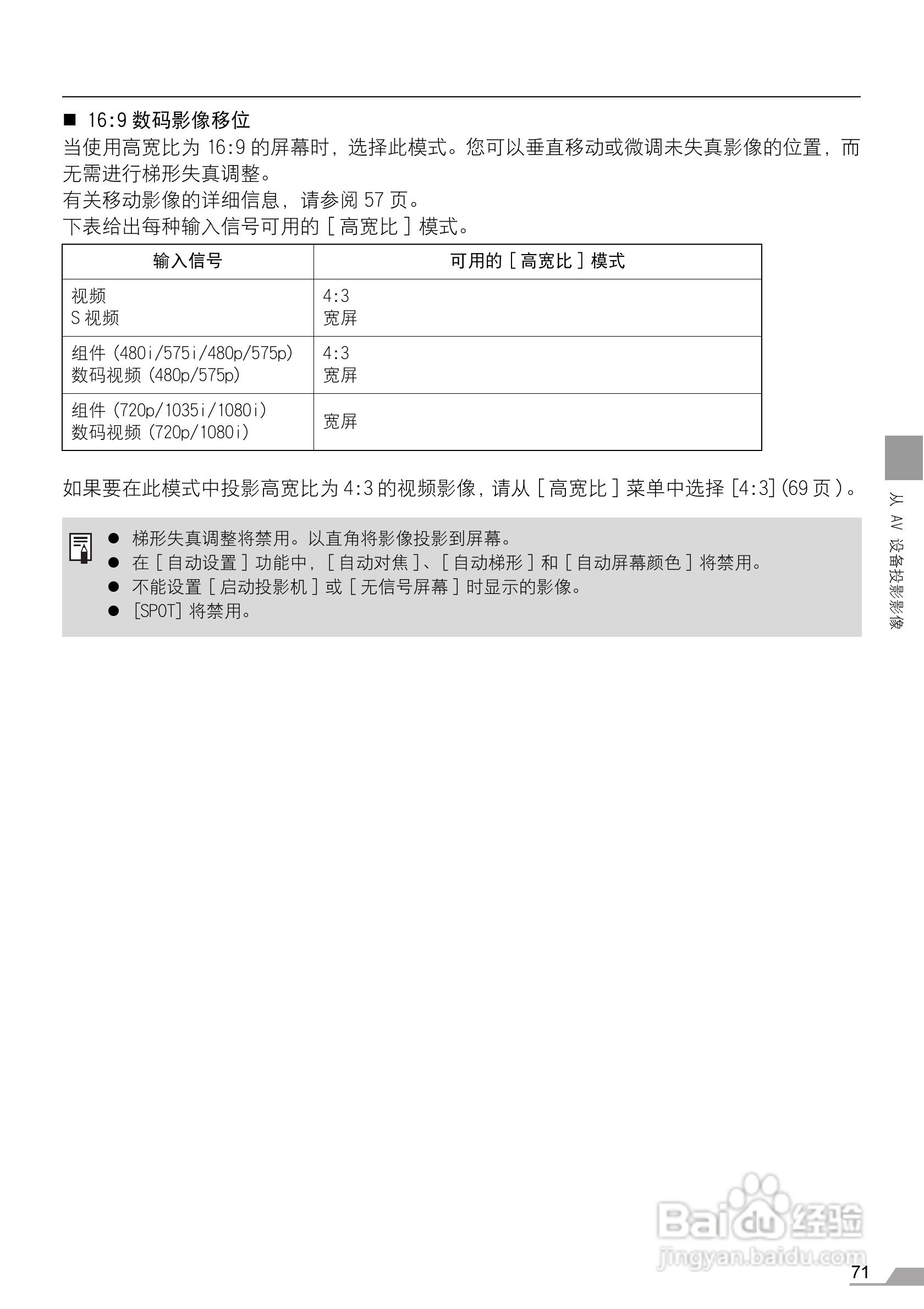 佳能电子投影仪SX7MarKll SX60使用说明书:[8]