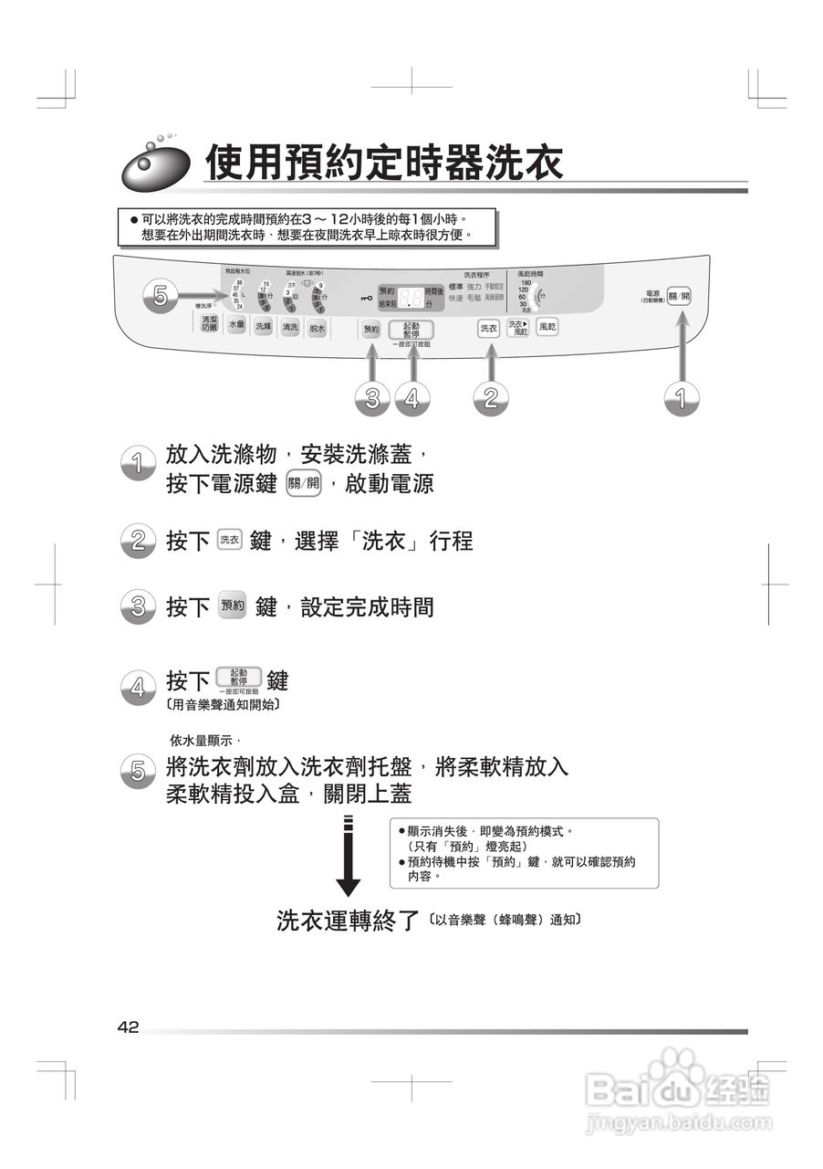 日立SF-BW11G洗衣机使用说明书:[5]