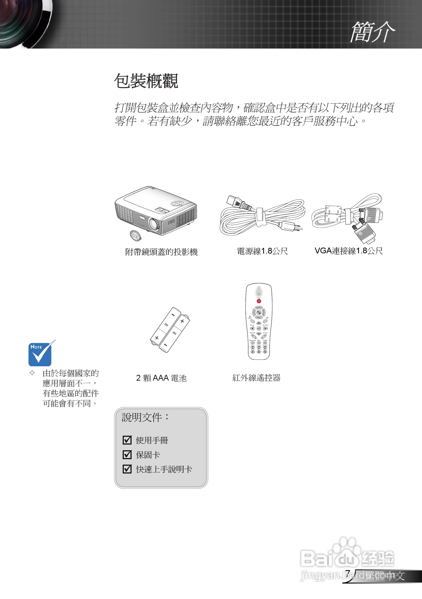 奥图码3DW1投影机使用说明书:[1]