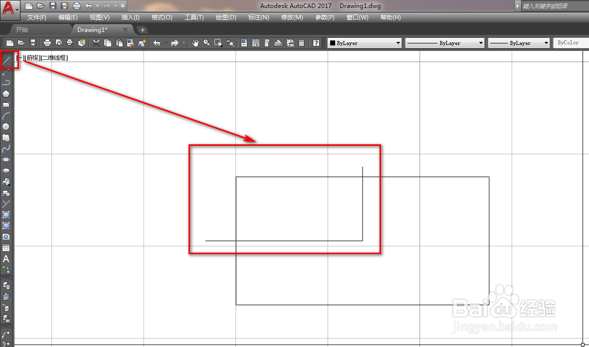 使用CAD绘制删除画面图形符号