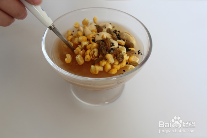 冰粉水果早餐粉