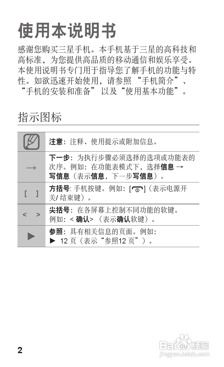 三星SCH-B299手机使用说明书:[1]