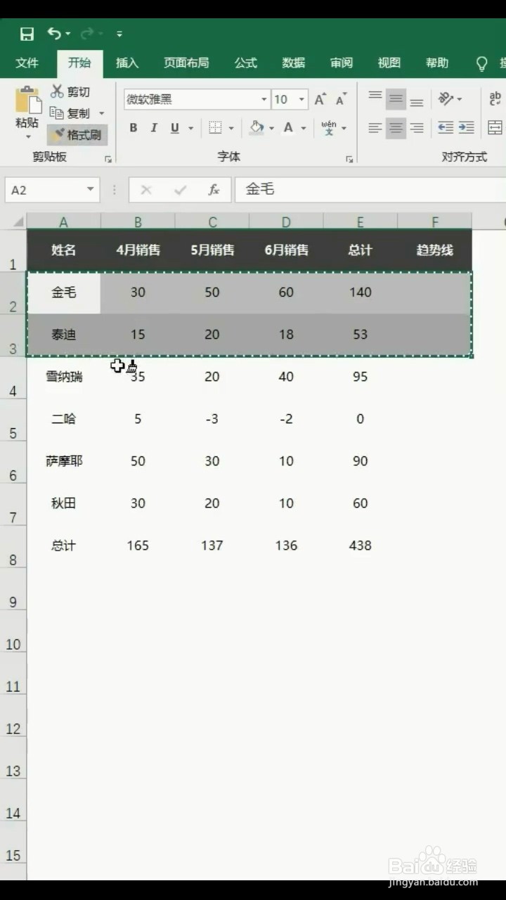 EXCEL如何制作一个沉稳黑色表格