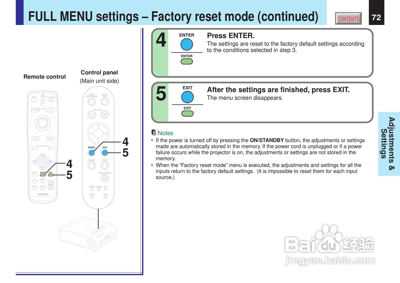 东芝 TLP-X11影机说明书:[8]