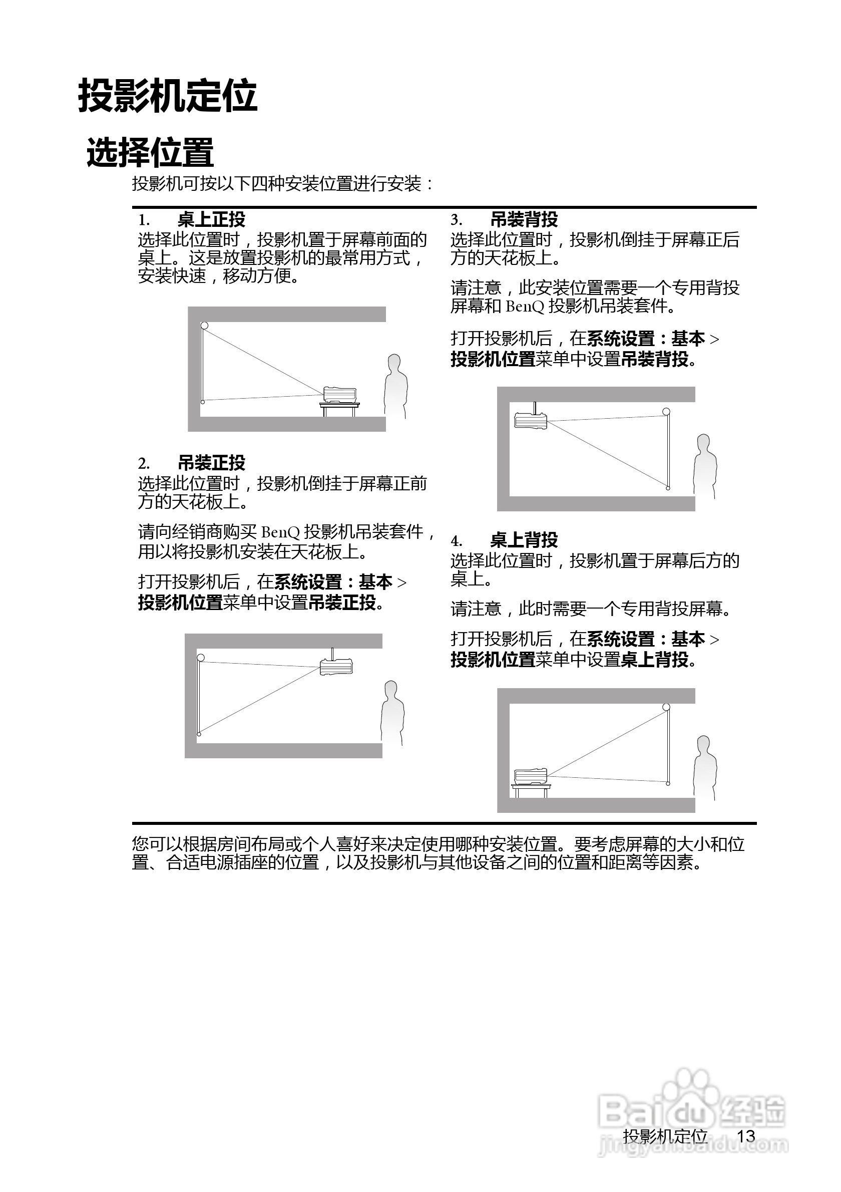 明基MX613ST投影机使用说明书:[2]