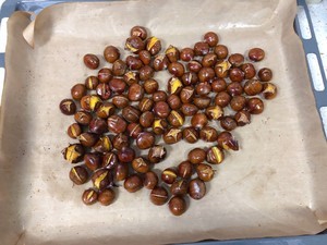 蜂蜜烤板栗的做法