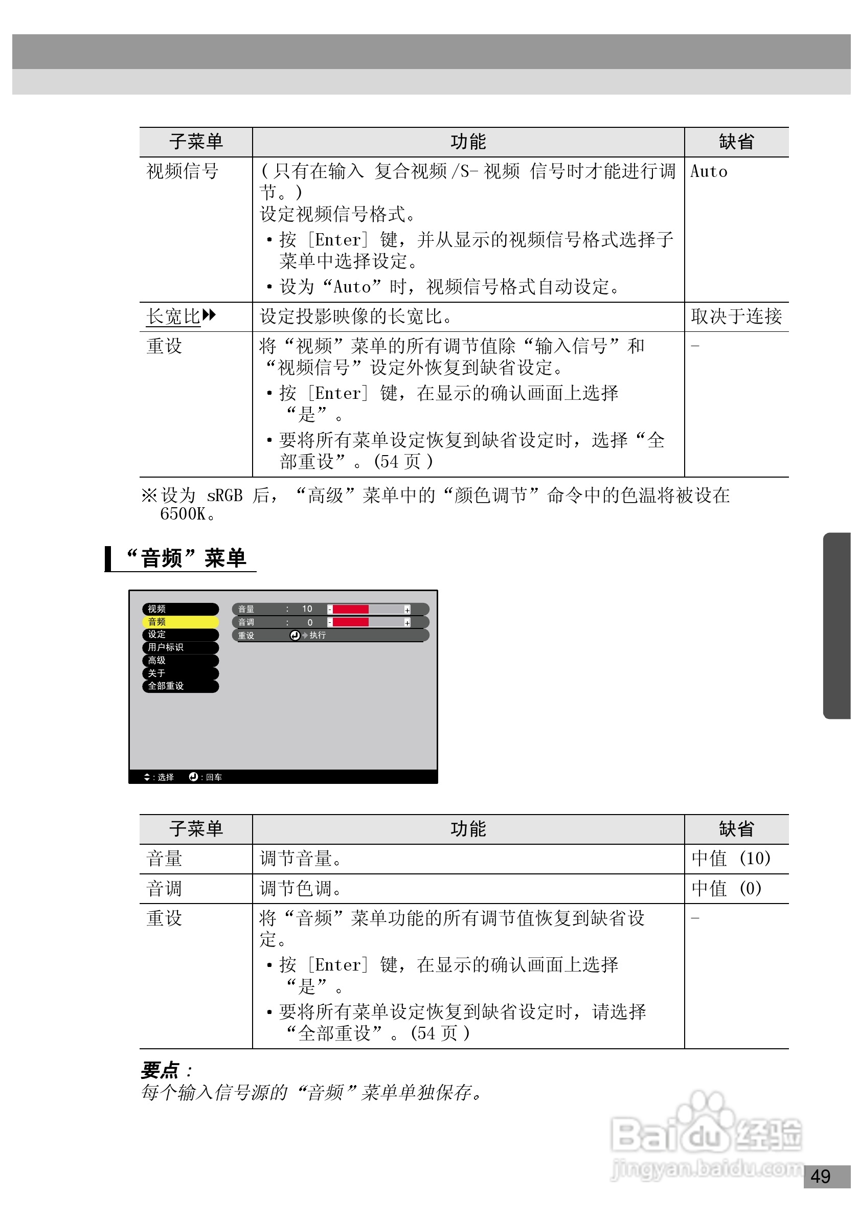 爱普生EMP-720投影机使用说明书:[6]