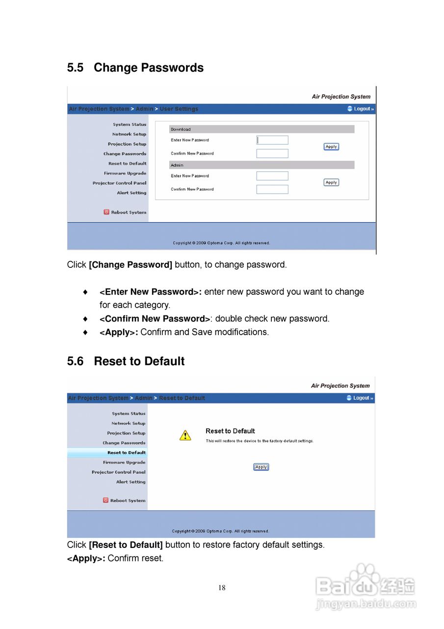 Optoma奥图码EX765投影机使用说明书:[9]