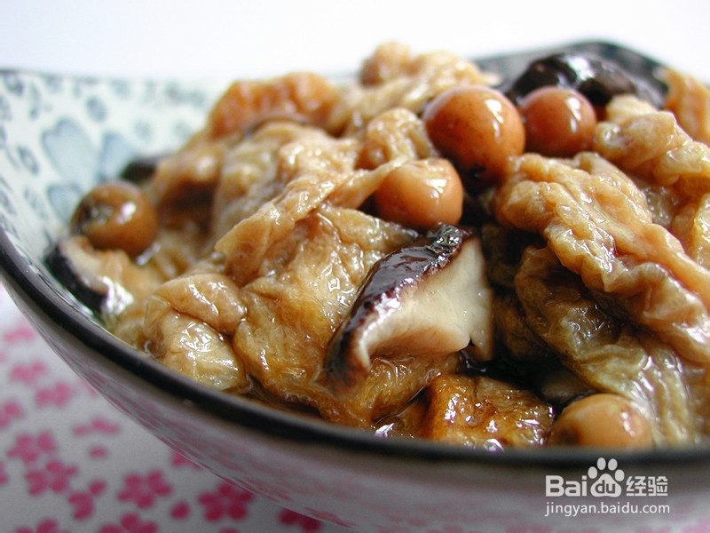 農曆初一和十五吃素~破布子麵筋