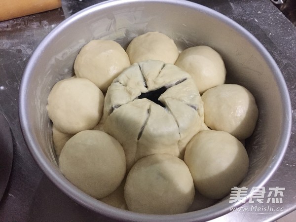 快手皇冠面包 一次发酵