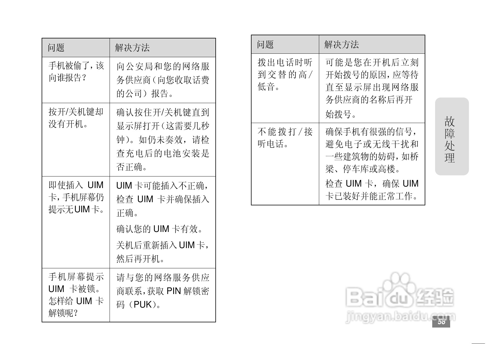 摩托罗拉MOTO A3300C手机使用说明书:[6]