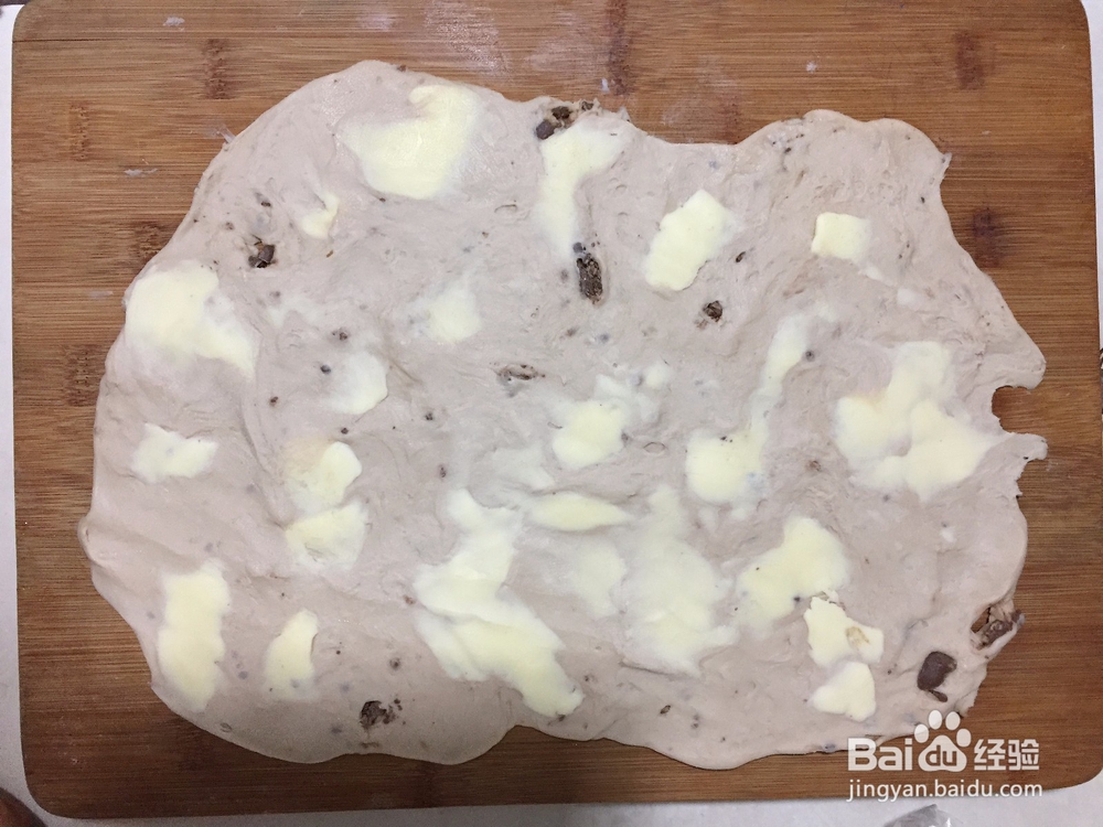 巧克力肉松手撕面包的做法