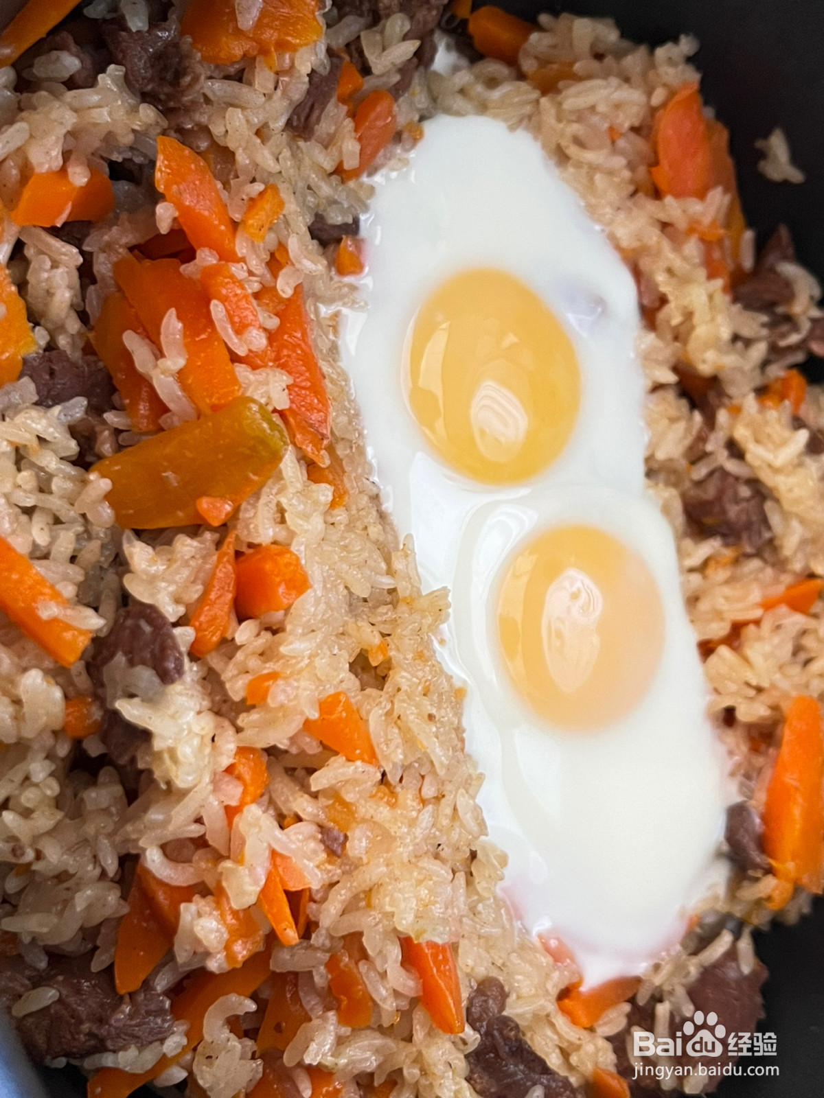 牛排抓饭的做法