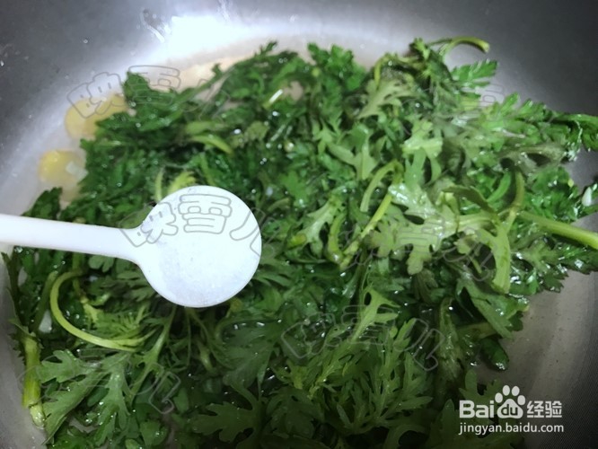盐水煮唐蒿菜
