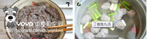 丁香鱼丸汤的做法