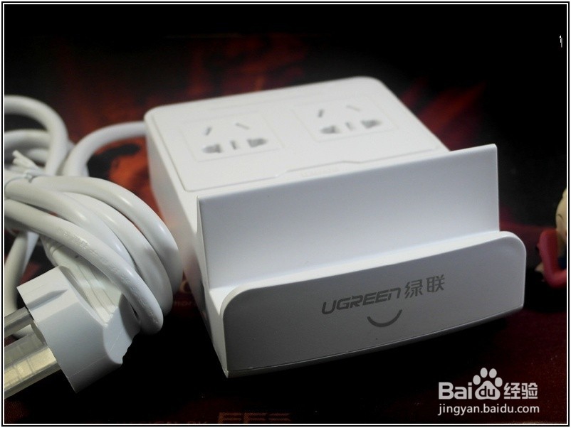 绿联CD103双孔位五USB智能插线板功能使用