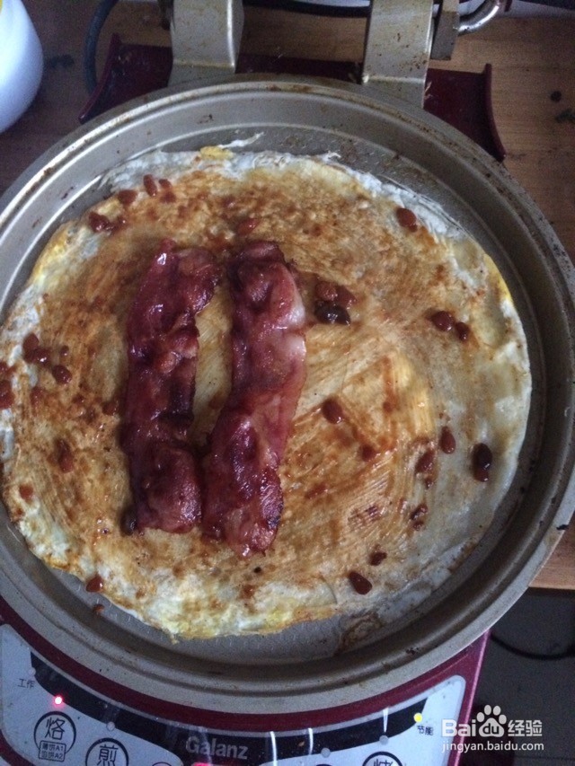 培根鸡蛋饼的做法