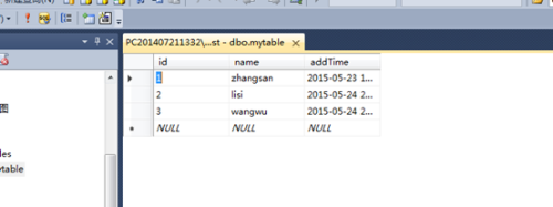 sql server数据库表中插入数据不执行insert语句