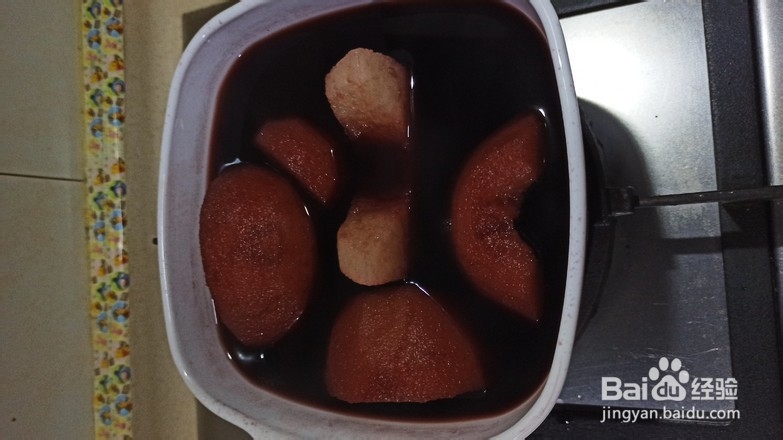 红酒雪梨的做法