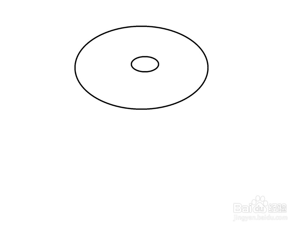 怎样简单画圆形小板凳