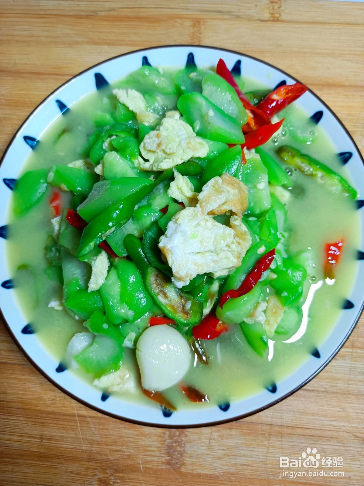 丝瓜炒鸡蛋的做法