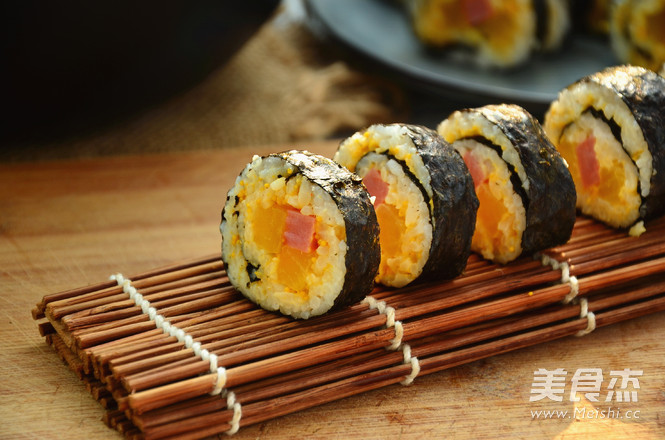 火腿寿司的做法