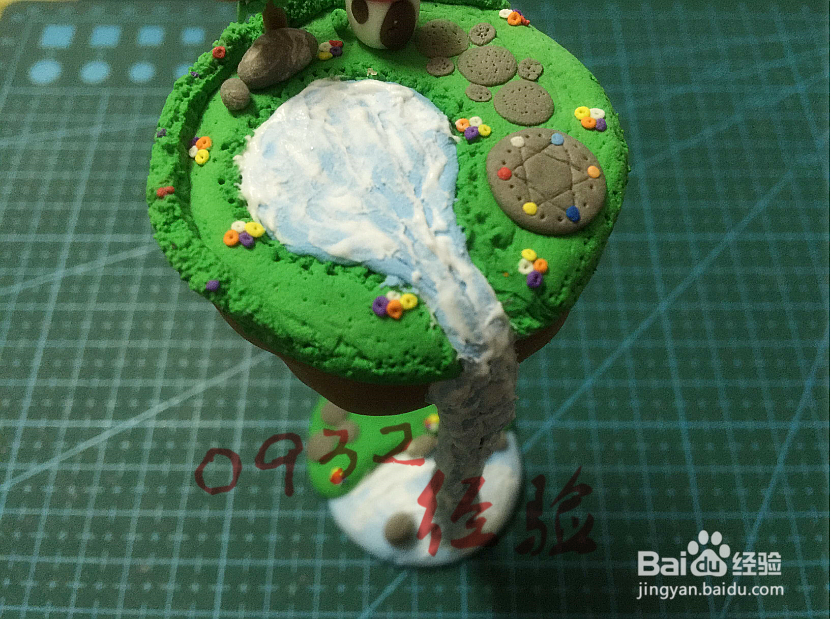 超轻黏土教程-粘土漂浮岛教程