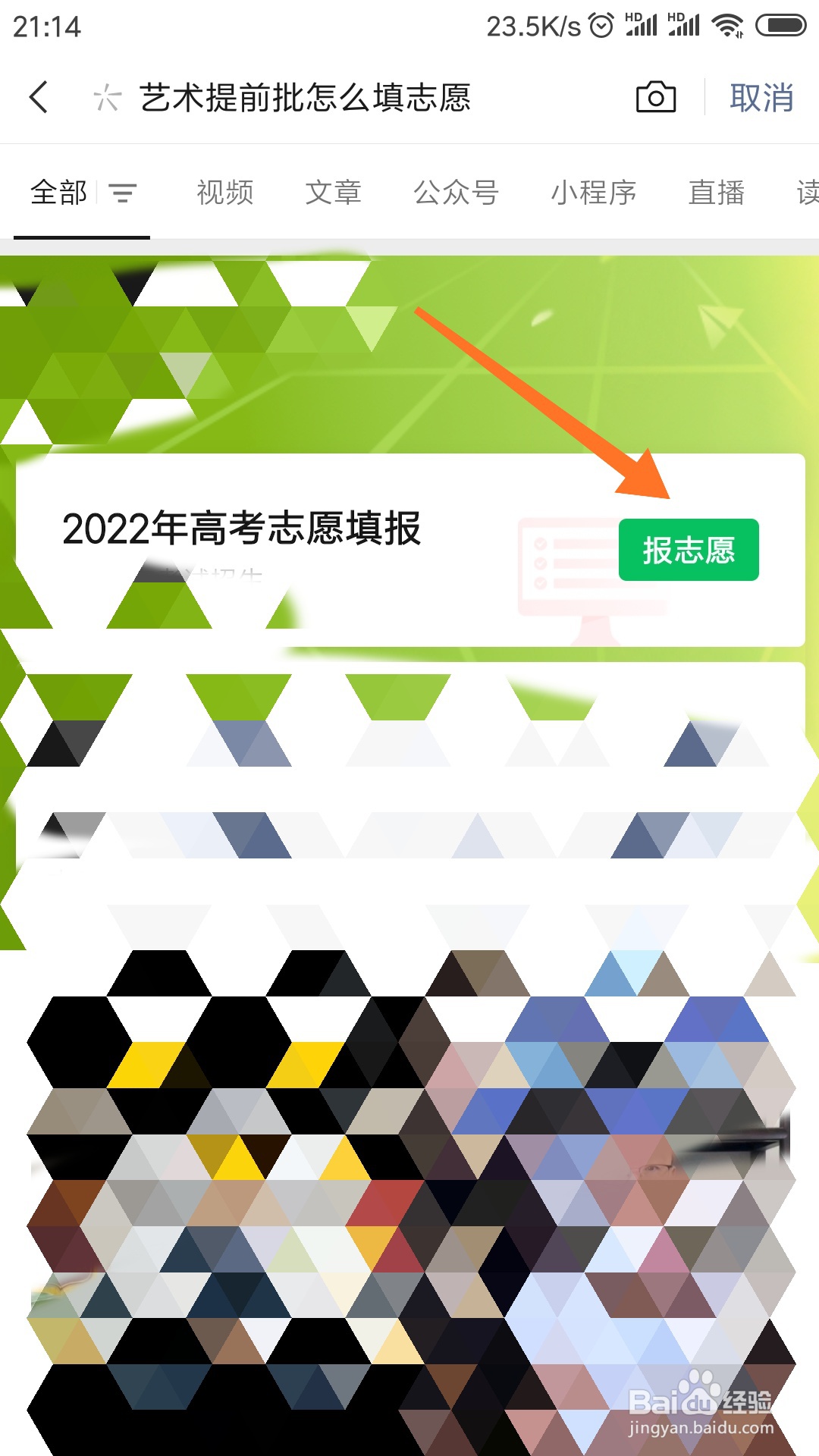 艺术提前批征集志愿怎么报